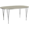 Fritz Hansen Superellipse™ Table 100 X170 Cm, Grey Efeso Laminate