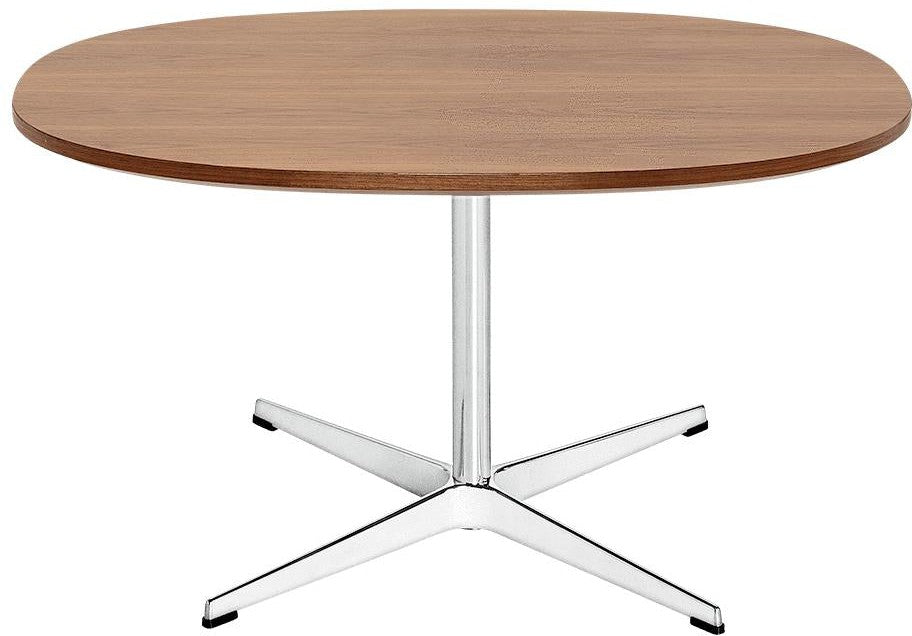 [product_category]-Fritz Hansen Supercircular Coffee Table ø75 Cm, Walnut Veneer-Fritz Hansen-A202-walnut veneer-FRI-1