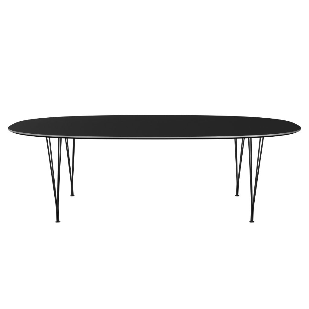 [product_category]-Fritz Hansen Superellipse Dining Table Black/Black Fenix Laminates, 240x120 Cm-Fritz Hansen-B614-FXBLL-SPAL-DRBL-FRI-1