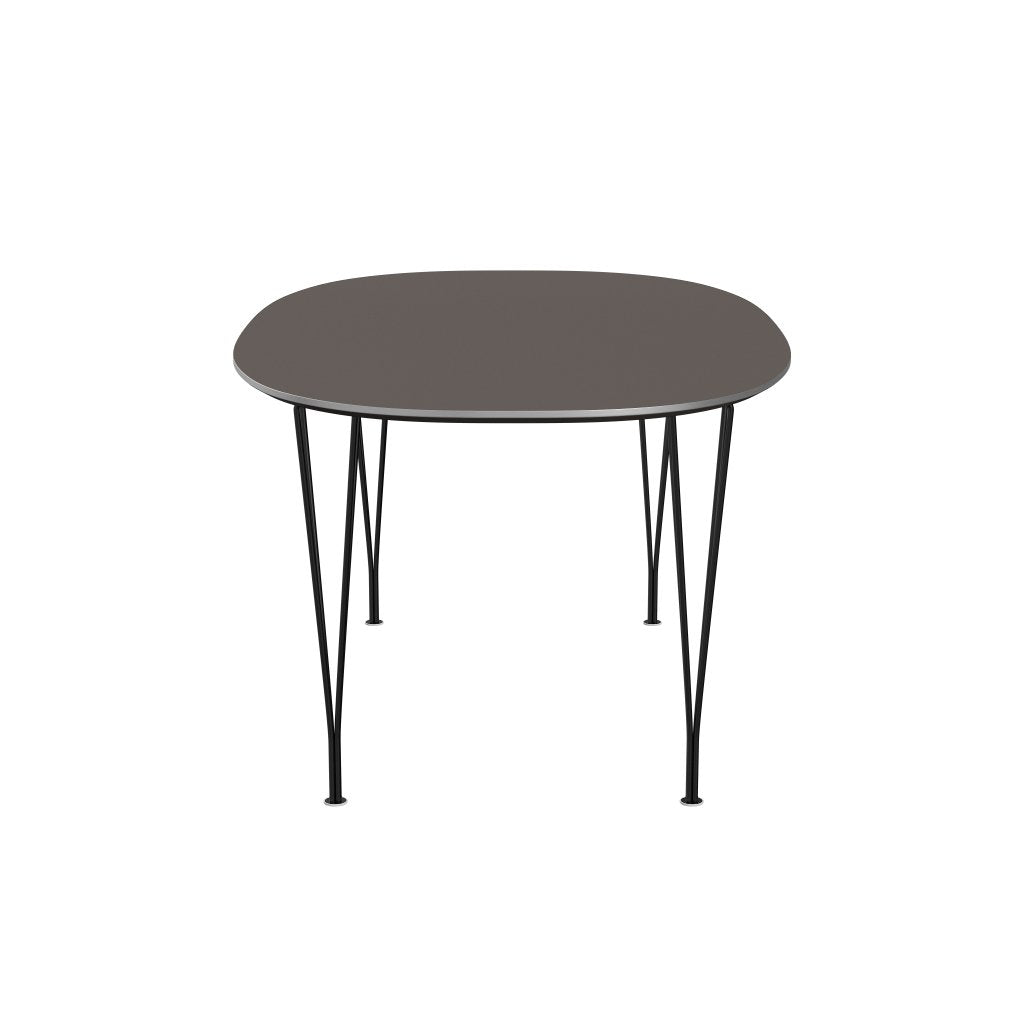 [product_category]-Fritz Hansen Superellipse Dining Table Black/Grey Fenix Laminates, 170x100 Cm-Fritz Hansen-B616-FXGRL-SPAL-DRBL-FRI-3