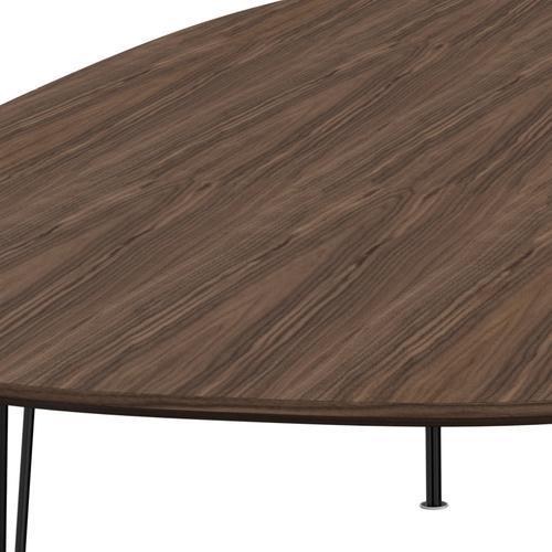 [product_category]-Fritz Hansen Superellipse Dining Table Black/Walnut Veneer With Walnut Table Edge, 300x130 Cm-Fritz Hansen-B617-WAL001-WAL001-DRBL-FRI-4