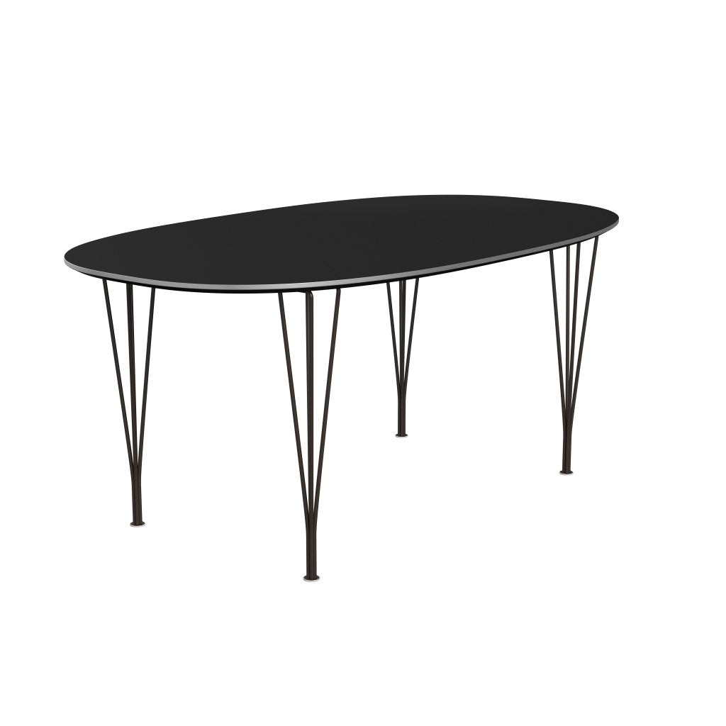 [product_category]-Fritz Hansen Superellipse Dining Table Brown Bronze/Black Fenix Laminates, 170x100 Cm-Fritz Hansen-B616-FXBLL-SPAL-DBPC-FRI-2