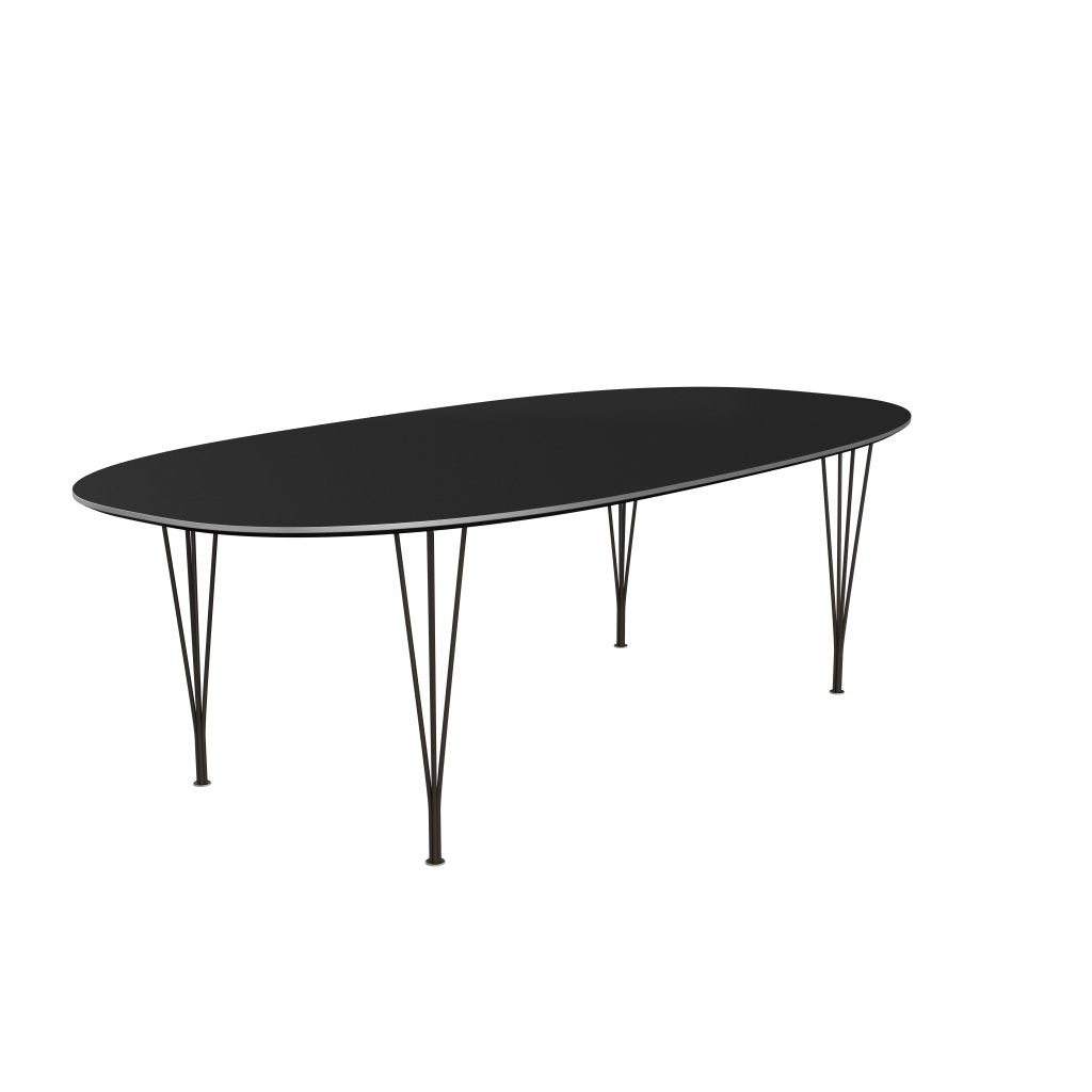 [product_category]-Fritz Hansen Superellipse Dining Table Brown Bronze/Black Fenix Laminates, 240x120 Cm-Fritz Hansen-B614-FXBLL-SPAL-DBPC-FRI-2