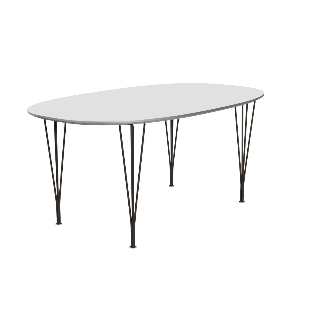 [product_category]-Fritz Hansen Superellipse Dining Table Brown Bronze/White Fenix Laminates, 170x100 Cm-Fritz Hansen-B616-FXWHL-SPAL-DBPC-FRI-2