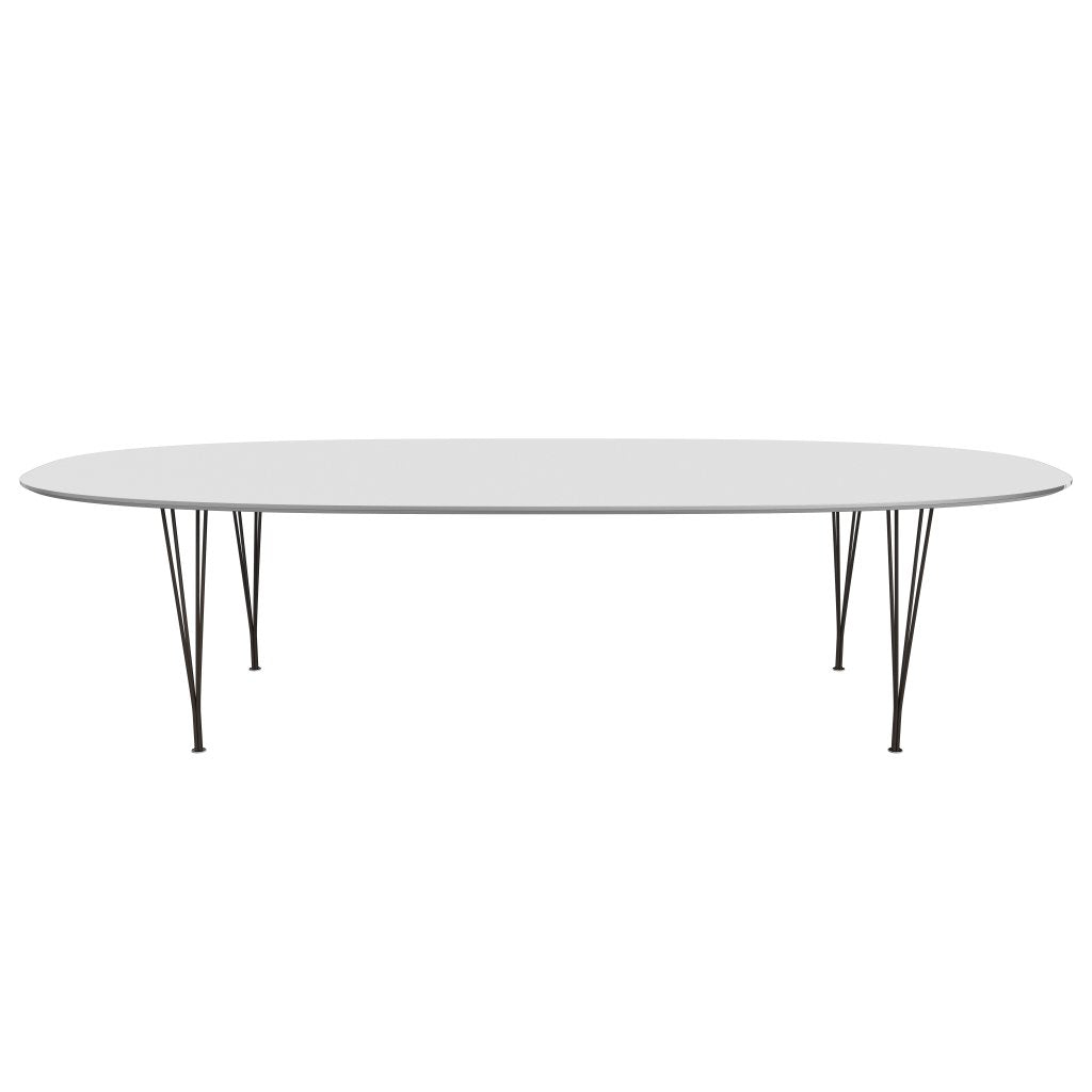 [product_category]-Fritz Hansen Superellipse Dining Table Brown Bronze/White Fenix Laminates, 300x130 Cm-Fritz Hansen-B617-FXWHL-SPAL-DBPC-FRI-1