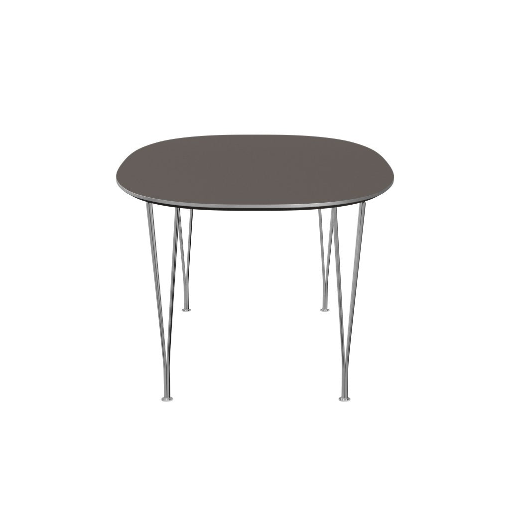 [product_category]-Fritz Hansen Superellipse Dining Table Chrome/Grey Fenix Laminates, 170x100 Cm-Fritz Hansen-B616-FXGRL-SPAL-CST-FRI-3