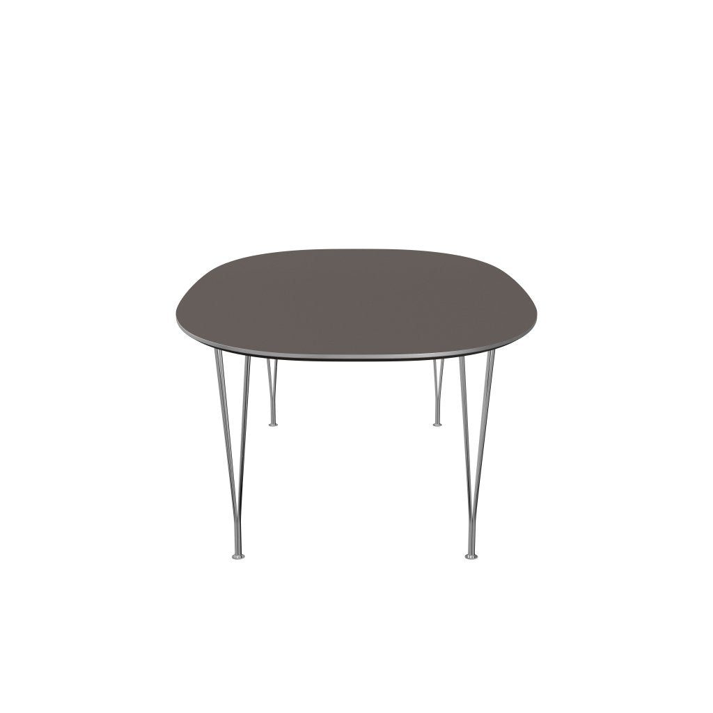 [product_category]-Fritz Hansen Superellipse Dining Table Chrome/Grey Fenix Laminates, 240x120 Cm-Fritz Hansen-B614-FXGRL-SPAL-CST-FRI-3