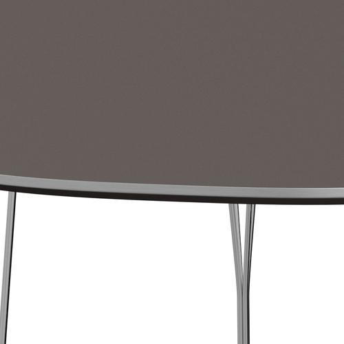 [product_category]-Fritz Hansen Superellipse Dining Table Chrome/Grey Fenix Laminates, 240x120 Cm-Fritz Hansen-B614-FXGRL-SPAL-CST-FRI-4