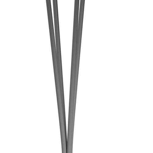 [product_category]-Fritz Hansen Superellipse Dining Table Grey Powder Coated/Black Fenix Laminates, 135x90 Cm-Fritz Hansen-B611-FXBLL-SPAL-GRBA-FRI-4