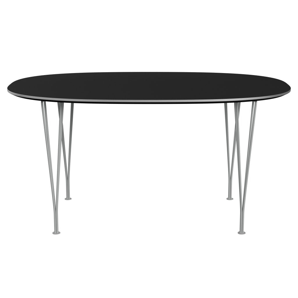 [product_category]-Fritz Hansen Superellipse Dining Table Nine Grey/Black Fenix Laminates, 150x100 Cm-Fritz Hansen-B612-FXBLL-SPAL-DRNIGR-FRI-1