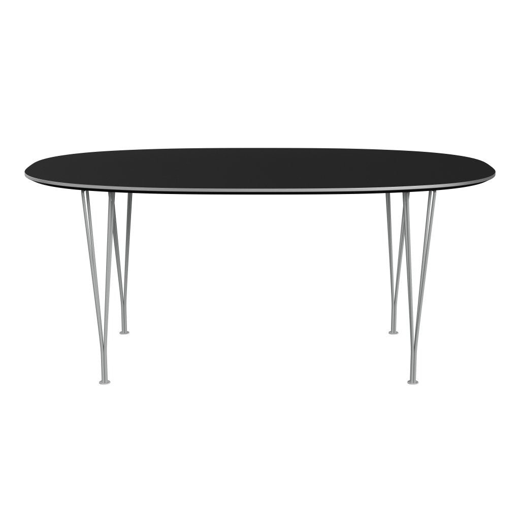 [product_category]-Fritz Hansen Superellipse Dining Table Nine Grey/Black Fenix Laminates, 170x100 Cm-Fritz Hansen-B616-FXBLL-SPAL-DRNIGR-FRI-1