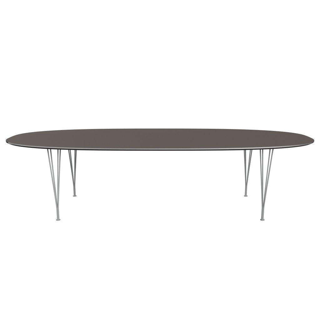 [product_category]-Fritz Hansen Superellipse Dining Table Nine Grey/Grey Fenix Laminates, 300x130 Cm-Fritz Hansen-B617-FXGRL-SPAL-DRNIGR-FRI-1
