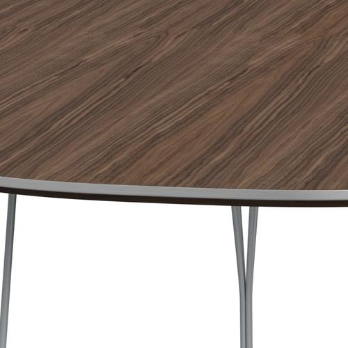 [product_category]-Fritz Hansen Superellipse Dining Table Silver Grey/Walnut Veneer, 240x120 Cm-Fritz Hansen-B614-WAL001-SPAL-SIGREY-FRI-4