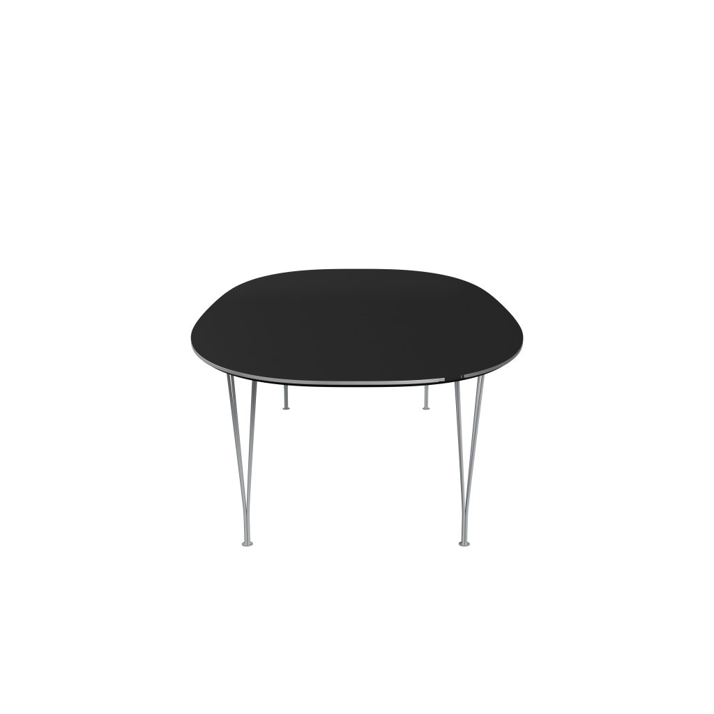 [product_category]-Fritz Hansen Superellipse Dining Table Silvergrey/Black Fenix Laminates, 300x130 Cm-Fritz Hansen-B617-FXBLL-SPAL-SIGREY-FRI-3