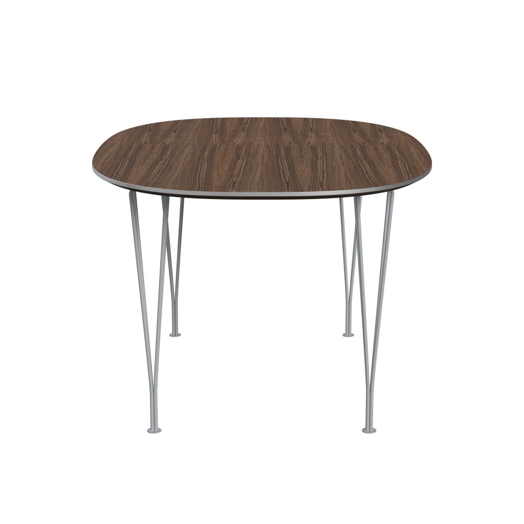 [product_category]-Fritz Hansen Superellipse Dining Table Silvergrey/Walnut Veneer, 150x100 Cm-Fritz Hansen-B612-WAL001-SPAL-SIGREY-FRI-3