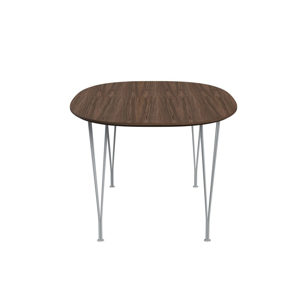[product_category]-Fritz Hansen Superellipse Dining Table Silvergrey/Walnut Veneer With Walnut Table Edge, 170x100 Cm-Fritz Hansen-B616-WAL001-WAL001-SIGREY-FRI-3