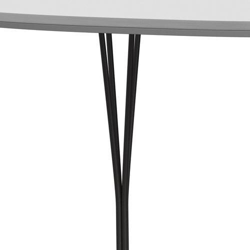 [product_category]-Fritz Hansen Superellipse Dining Table Warm Graphite/White Fenix Laminates, 180x120 Cm-Fritz Hansen-B613-FXWHL-SPAL-WARGRA-FRI-4