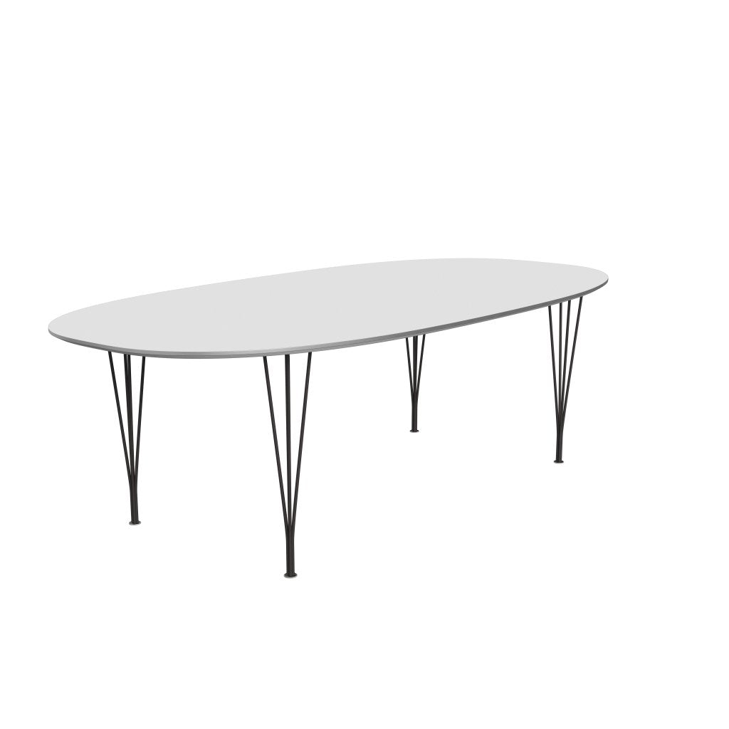 [product_category]-Fritz Hansen Superellipse Dining Table Warm Graphite/White Fenix Laminates, 240x120 Cm-Fritz Hansen-B614-FXWHL-SPAL-WARGRA-FRI-2