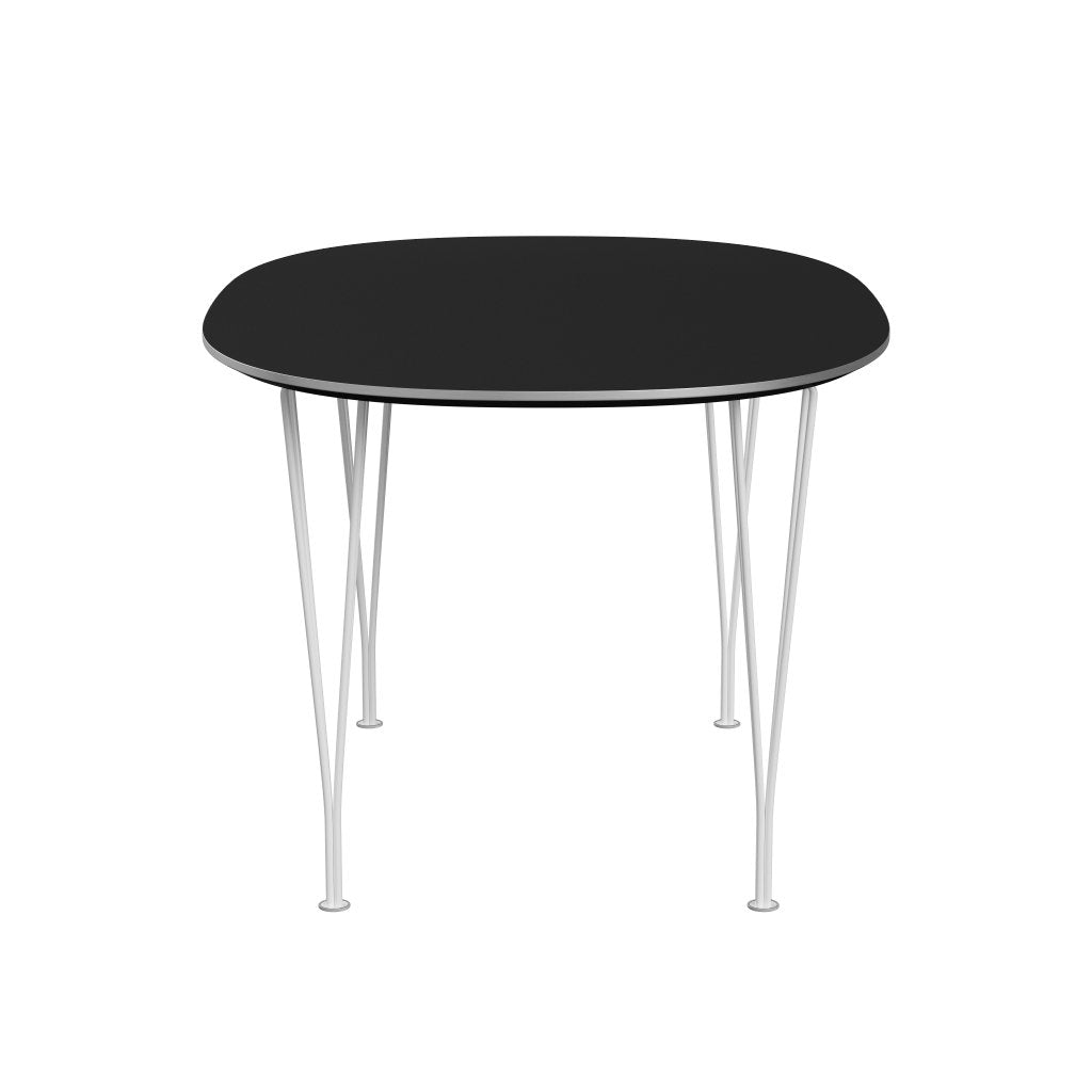 [product_category]-Fritz Hansen Superellipse Dining Table White/Black Fenix Laminates, 135x90 Cm-Fritz Hansen-B611-FXBLL-SPAL-DRWH-FRI-3