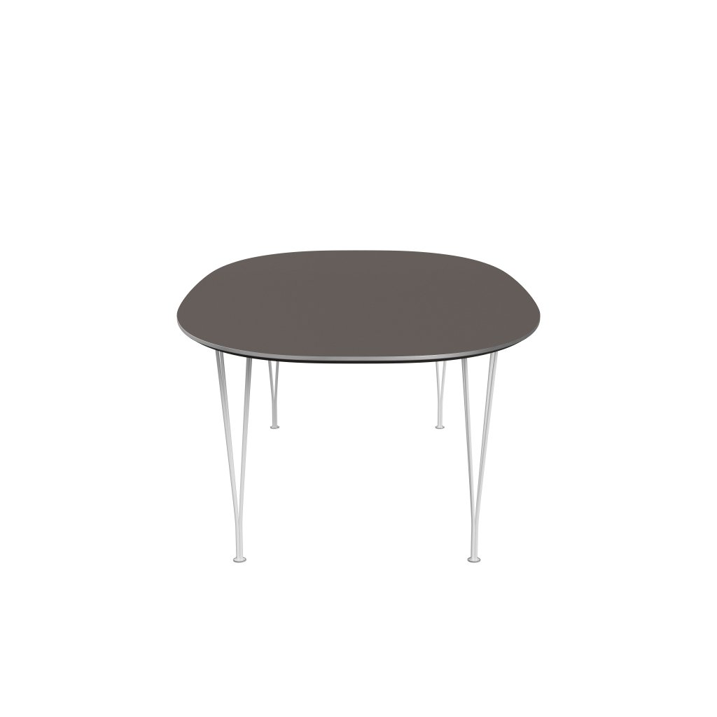 [product_category]-Fritz Hansen Superellipse Dining Table White/Grey Fenix Laminates, 240x120 Cm-Fritz Hansen-B614-FXGRL-SPAL-DRWH-FRI-3