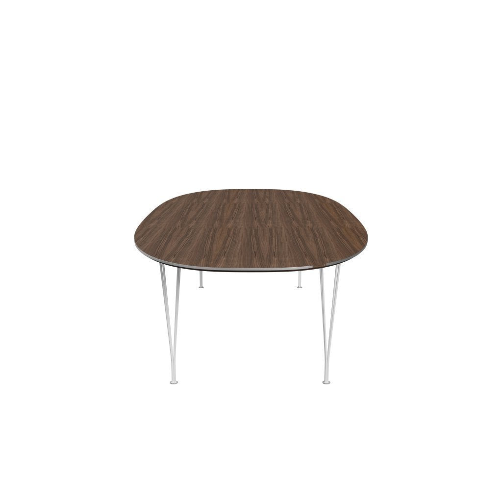 [product_category]-Fritz Hansen Superellipse Dining Table White/Walnut Veneer, 300x130 Cm-Fritz Hansen-B617-WAL001-SPAL-DRWH-FRI-3