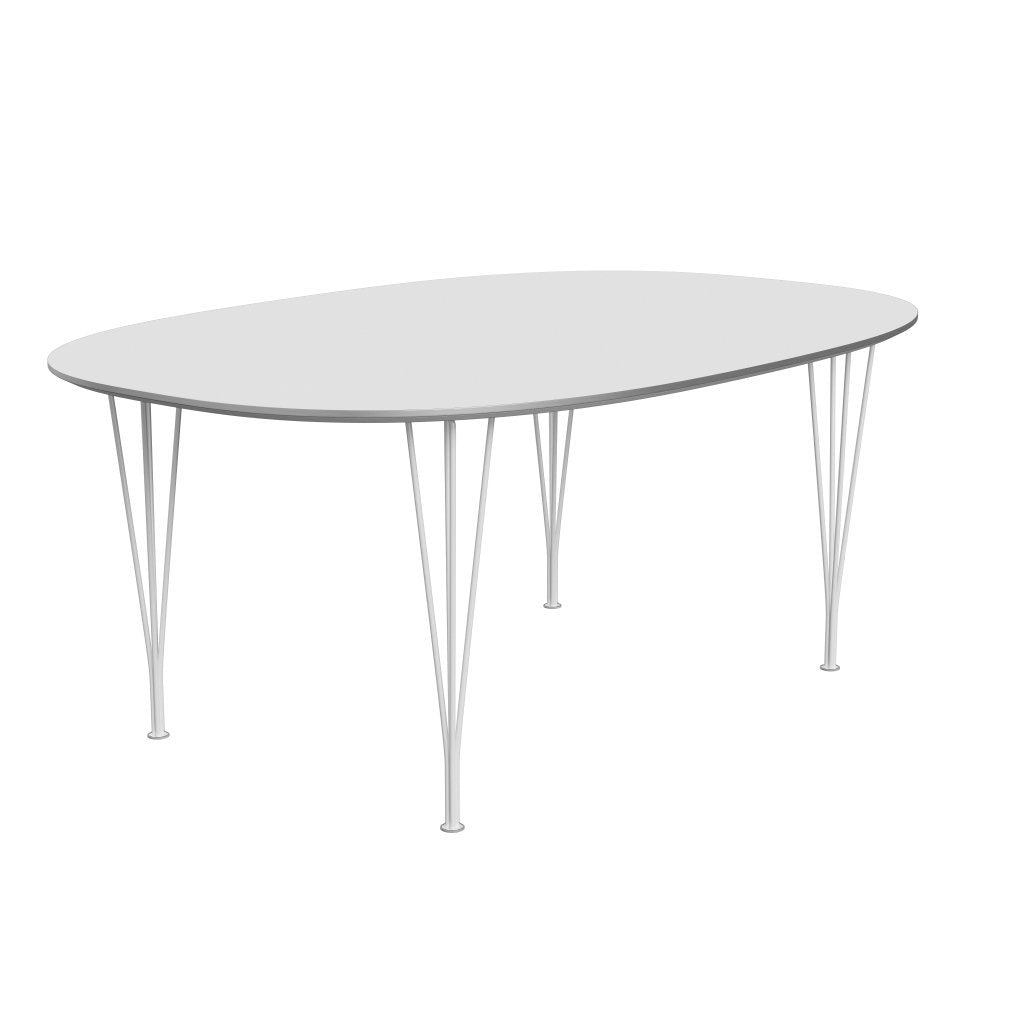 [product_category]-Fritz Hansen Superellipse Dining Table White/White Fenix Laminates, 180x120 Cm-Fritz Hansen-B613-FXWHL-SPAL-DRWH-FRI-2