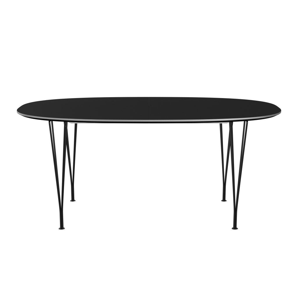 [product_category]-Fritz Hansen Superellipse Extendable Table Black/Black Fenix Laminates, 270x100 Cm-Fritz Hansen-B620-FXBLL-SPAL-DRBL-FRI-1
