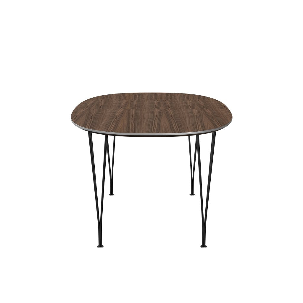 [product_category]-Fritz Hansen Superellipse Extendable Table Black/Walnut Veneer, 270x100 Cm-Fritz Hansen-B620-WAL001-SPAL-DRBL-FRI-3