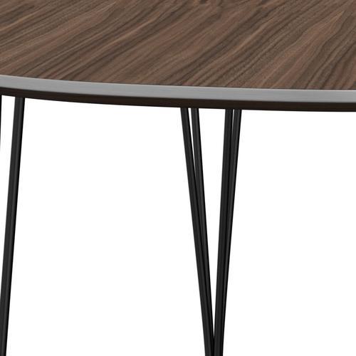 [product_category]-Fritz Hansen Superellipse Extendable Table Black/Walnut Veneer, 270x100 Cm-Fritz Hansen-B620-WAL001-SPAL-DRBL-FRI-4