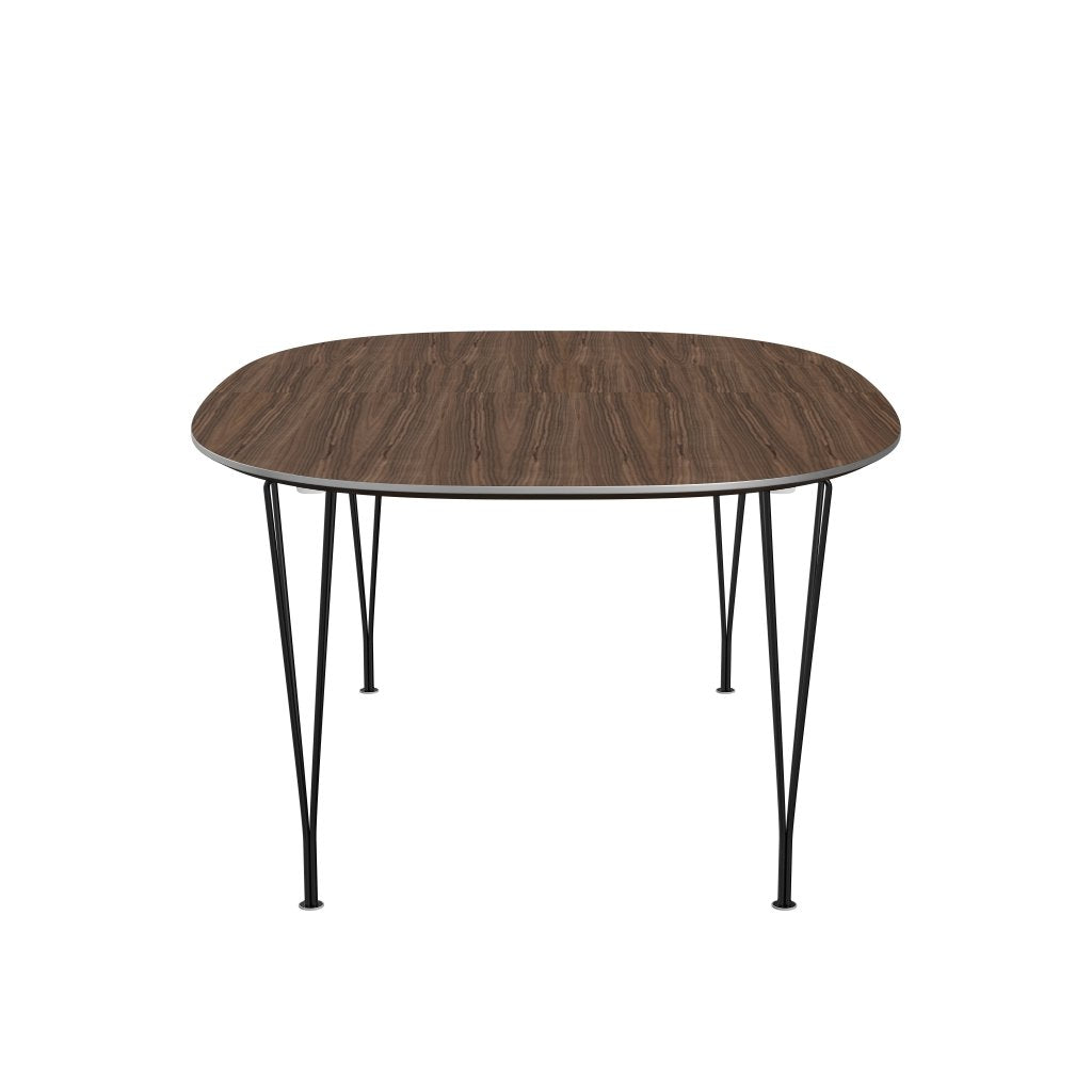 [product_category]-Fritz Hansen Superellipse Extendable Table Black/Walnut Veneer, 300x120 Cm-Fritz Hansen-B619-WAL001-SPAL-DRBL-FRI-3