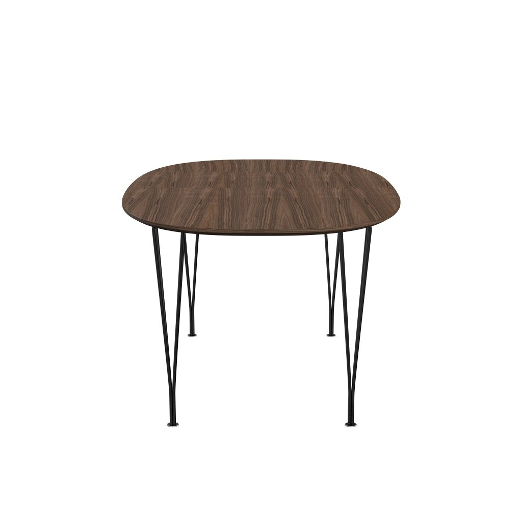 [product_category]-Fritz Hansen Superellipse Extendable Table Black/Walnut Veneer With Walnut Table Edge, 270x100 Cm-Fritz Hansen-B620-WAL001-WAL001-DRBL-FRI-3