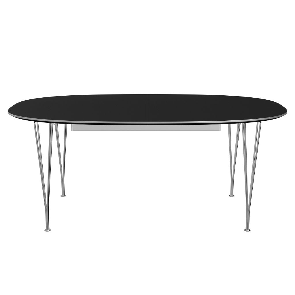 [product_category]-Fritz Hansen Superellipse Extendable Table Chrome/Black Fenix Laminates, 300x120 Cm-Fritz Hansen-B619-FXBLL-SPAL-CST-FRI-1