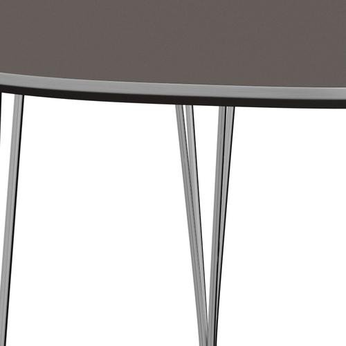 [product_category]-Fritz Hansen Superellipse Extendable Table Chrome/Grey Fenix Laminates, 270x100 Cm-Fritz Hansen-B620-FXGRL-SPAL-CST-FRI-4