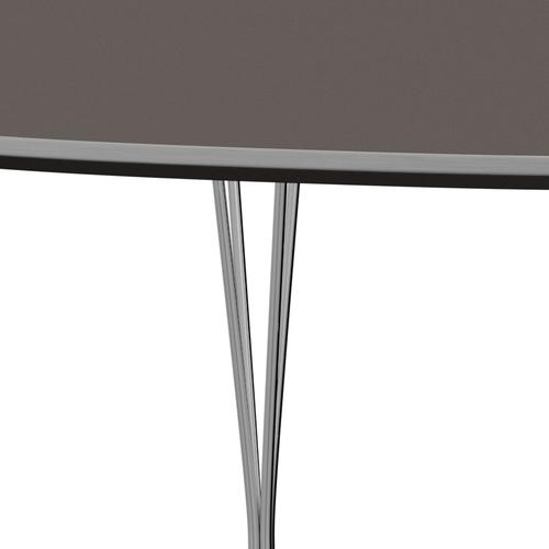 [product_category]-Fritz Hansen Superellipse Extendable Table Chrome/Grey Fenix Laminates, 300x120 Cm-Fritz Hansen-B619-FXGRL-SPAL-CST-FRI-4
