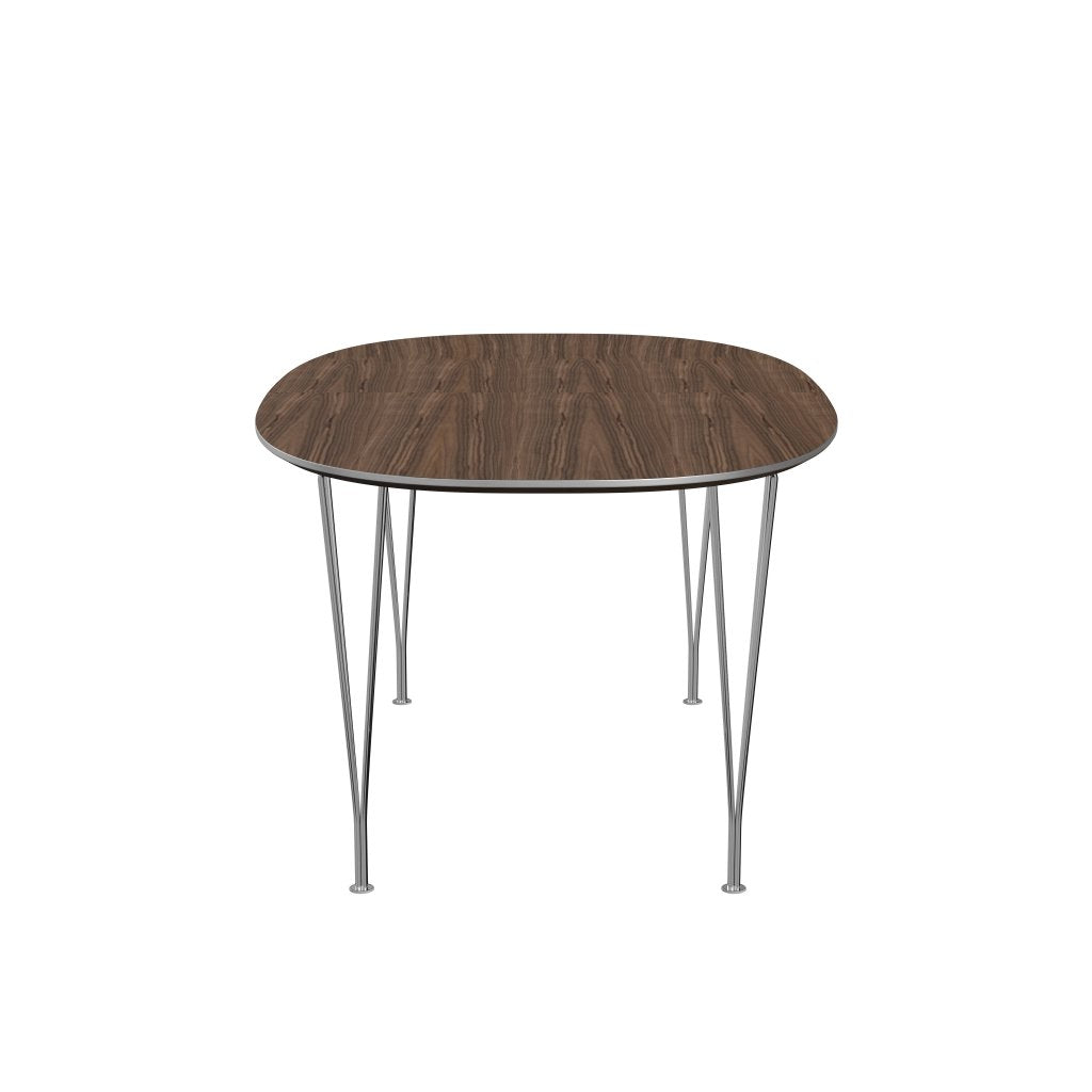[product_category]-Fritz Hansen Superellipse Extendable Table Chrome/Walnut Veneer, 270x100 Cm-Fritz Hansen-B620-WAL001-SPAL-CST-FRI-3