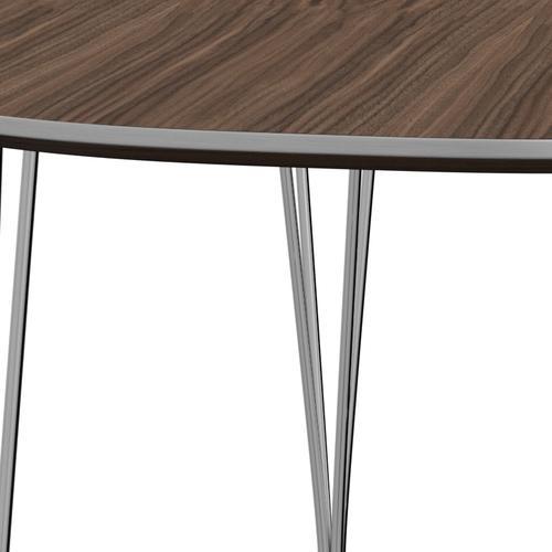 [product_category]-Fritz Hansen Superellipse Extendable Table Chrome/Walnut Veneer, 270x100 Cm-Fritz Hansen-B620-WAL001-SPAL-CST-FRI-4