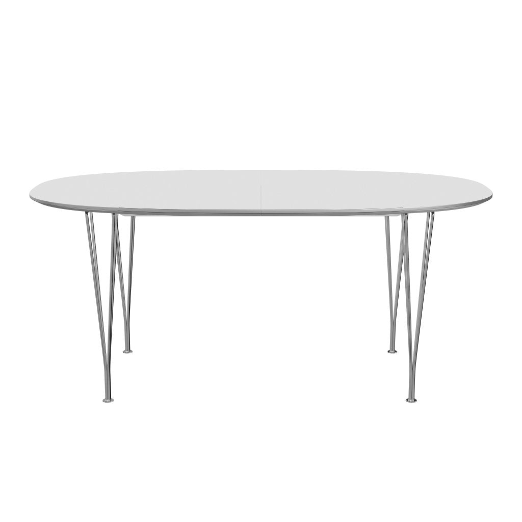 [product_category]-Fritz Hansen Superellipse Extendable Table Chrome/White Fenix Laminates, 270x100 Cm-Fritz Hansen-B620-FXWHL-SPAL-CST-FRI-1