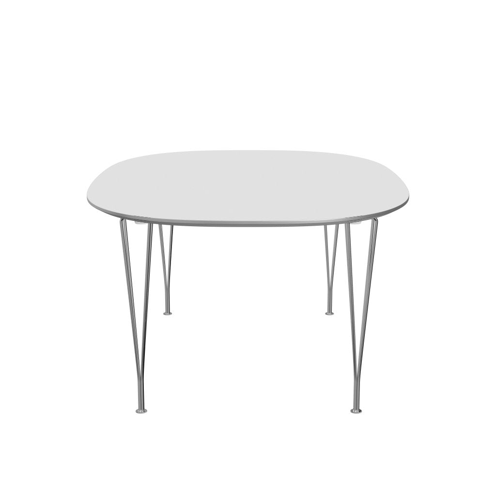 [product_category]-Fritz Hansen Superellipse Extendable Table Chrome/White Fenix Laminates, 300x120 Cm-Fritz Hansen-B619-FXWHL-SPAL-CST-FRI-3