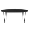 Fritz Hansen Superellipse™ Extending Table Black/Black Fenix Laminate, 300x120 Cm