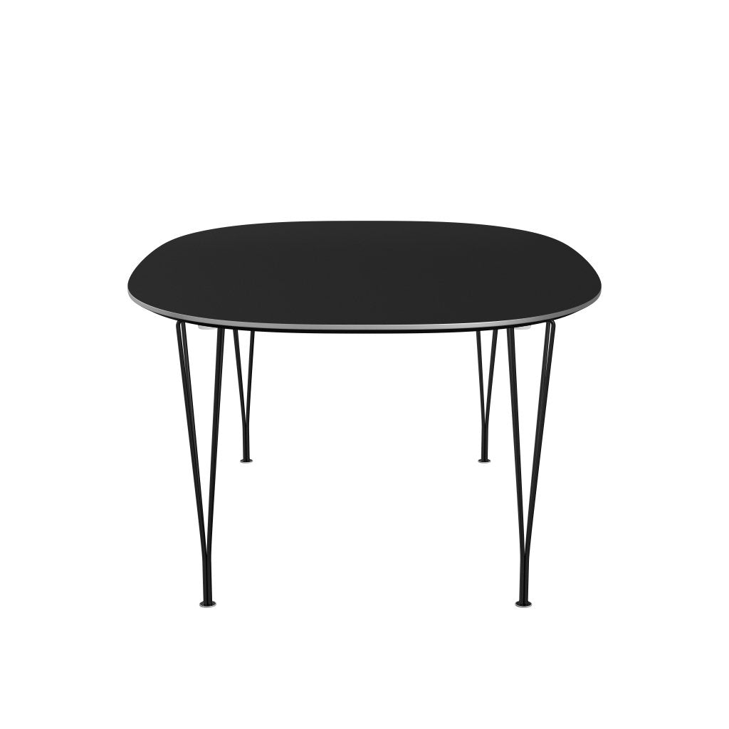 [product_category]-Fritz Hansen Superellipse Extending Table Black/Black Fenix Laminate, 300x120 Cm-Fritz Hansen-B619-FXBLL-SPAL-DRBL-FRI-3