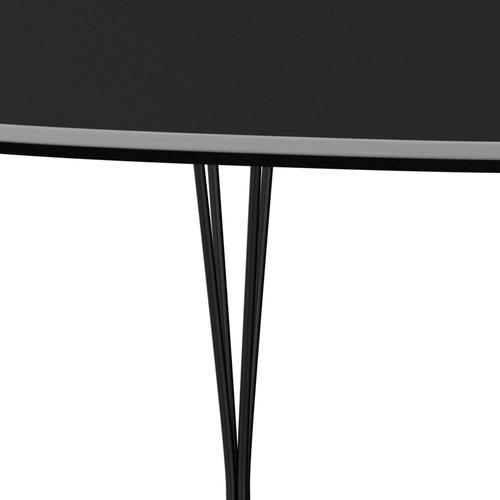 [product_category]-Fritz Hansen Superellipse Extending Table Black/Black Fenix Laminate, 300x120 Cm-Fritz Hansen-B619-FXBLL-SPAL-DRBL-FRI-4