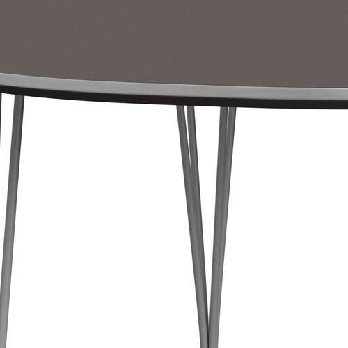 [product_category]-Fritz Hansen Superellipse Extending Table Grey Powder Coated/Grey Fenix Laminates, 270x100 Cm-Fritz Hansen-B620-FXGRL-SPAL-GRBA-FRI-4
