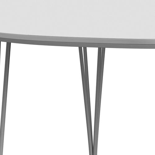 [product_category]-Fritz Hansen Superellipse Extending Table Grey Powder Coated/White Fenix Laminates, 270x100 Cm-Fritz Hansen-B620-FXWHL-SPAL-GRBA-FRI-4