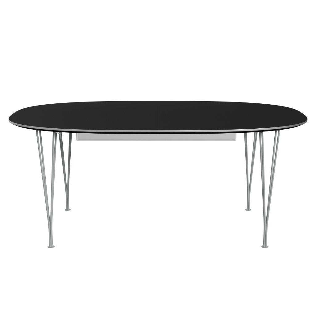 [product_category]-Fritz Hansen Superellipse Extending Table Nine Grey/Black Fenix Laminate, 300x120 Cm-Fritz Hansen-B619-FXBLL-SPAL-DRNIGR-FRI-1