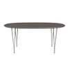 Fritz Hansen Superellipse™ Extending Table Nine Grey/Grey Fenix Laminates, 270x100 Cm