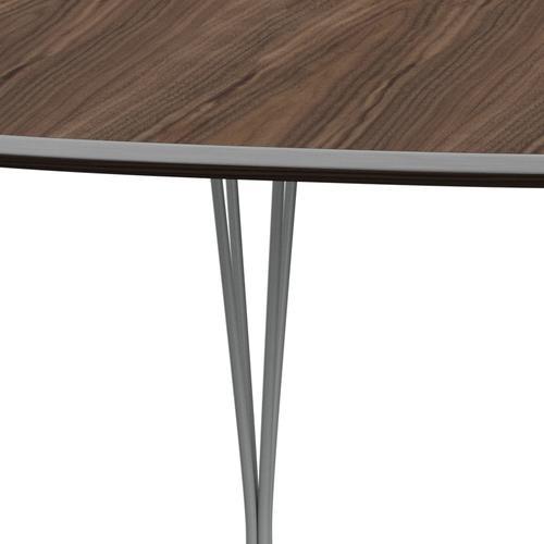 [product_category]-Fritz Hansen Superellipse Extending Table Nine Grey/Walnut Veneer, 300x120 Cm-Fritz Hansen-B619-WAL001-SPAL-DRNIGR-FRI-4