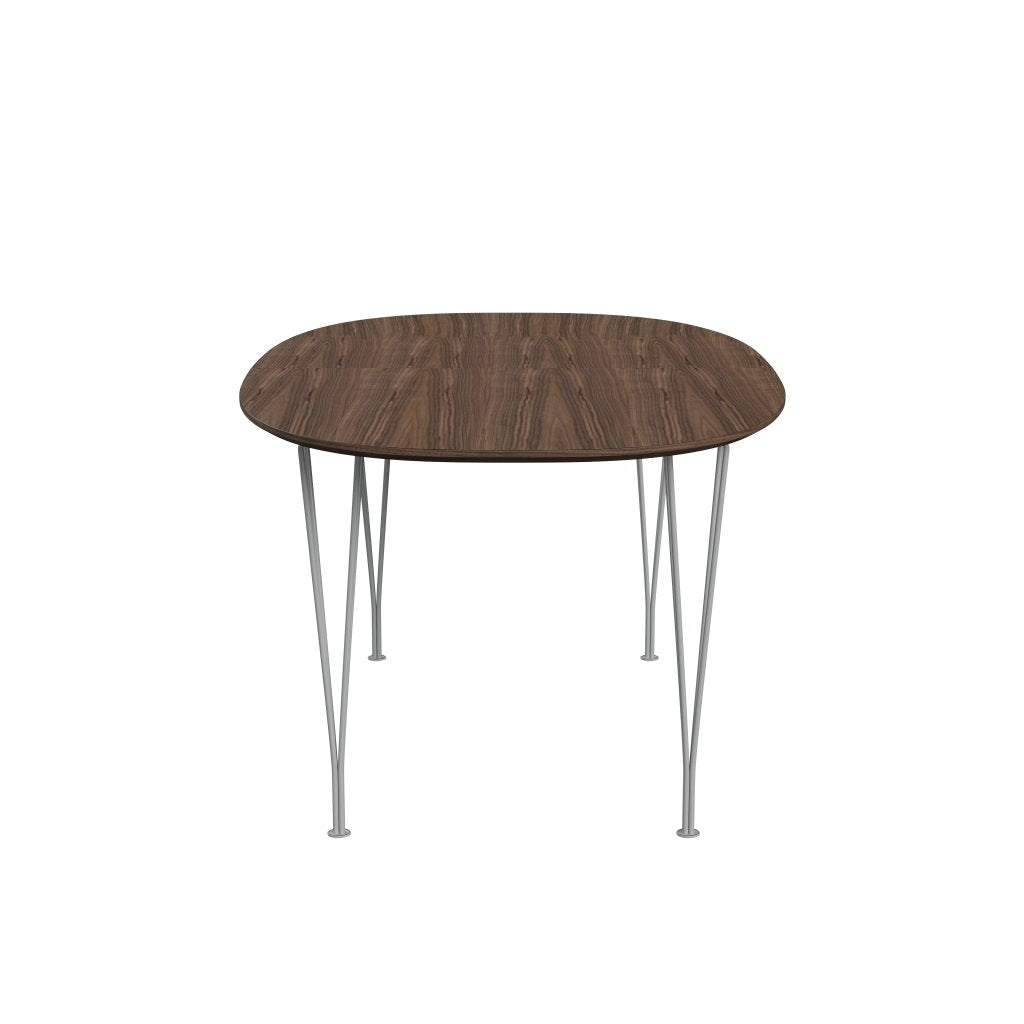 [product_category]-Fritz Hansen Superellipse Extending Table Nine Grey/Walnut Veneer With Walnut Table Edge, 270x100 Cm-Fritz Hansen-B620-WAL001-WAL001-DRNIGR-FRI-3