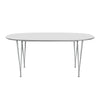 Fritz Hansen Superellipse™ Extending Table Nine Grey/White Fenix Laminate, 270x100 Cm