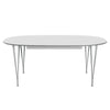 Fritz Hansen Superellipse™ Extending Table Nine Grey/White Fenix Laminate, 300x120 Cm