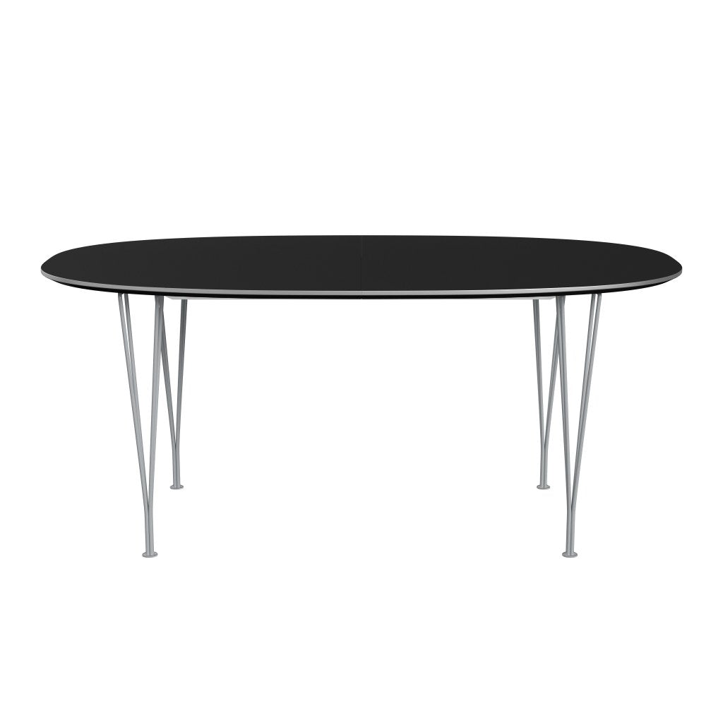 [product_category]-Fritz Hansen Superellipse Extending Table Silvergrey/Black Fenix Laminates, 270x100 Cm-Fritz Hansen-B620-FXBLL-SPAL-SIGREY-FRI-1